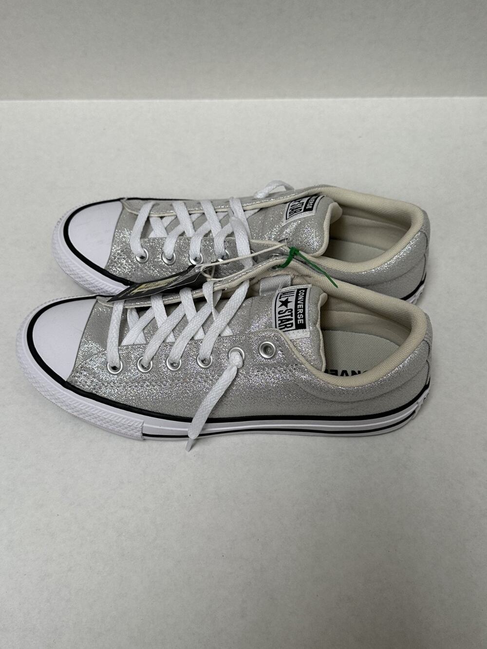 Converse Kids' Girls Shoes Street Low Slip-On Sneakers Gray Size 6